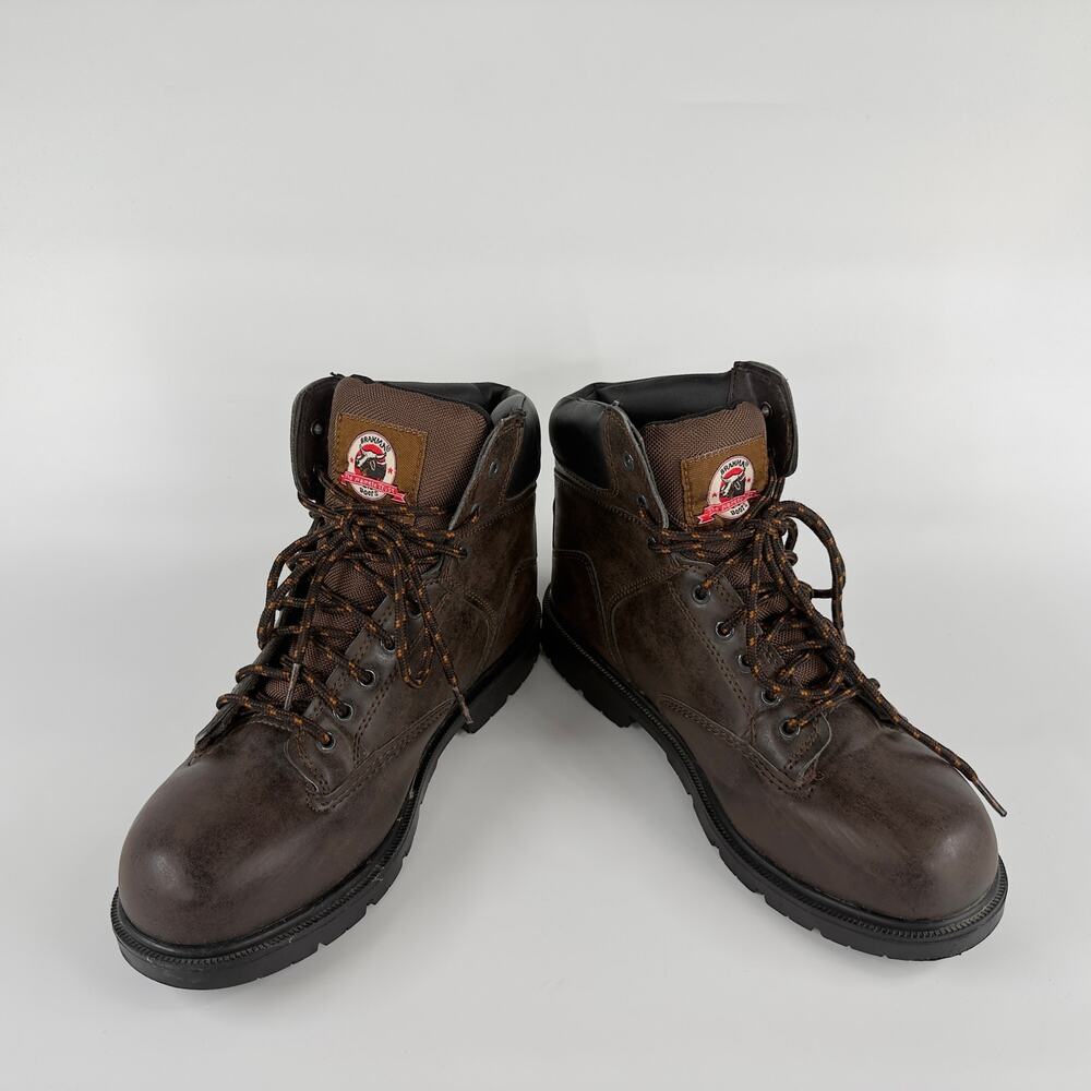 Brahma RAID Steel Toe Work Boots Men’s 10.5 Brown EnduroPro Oil Resistant New